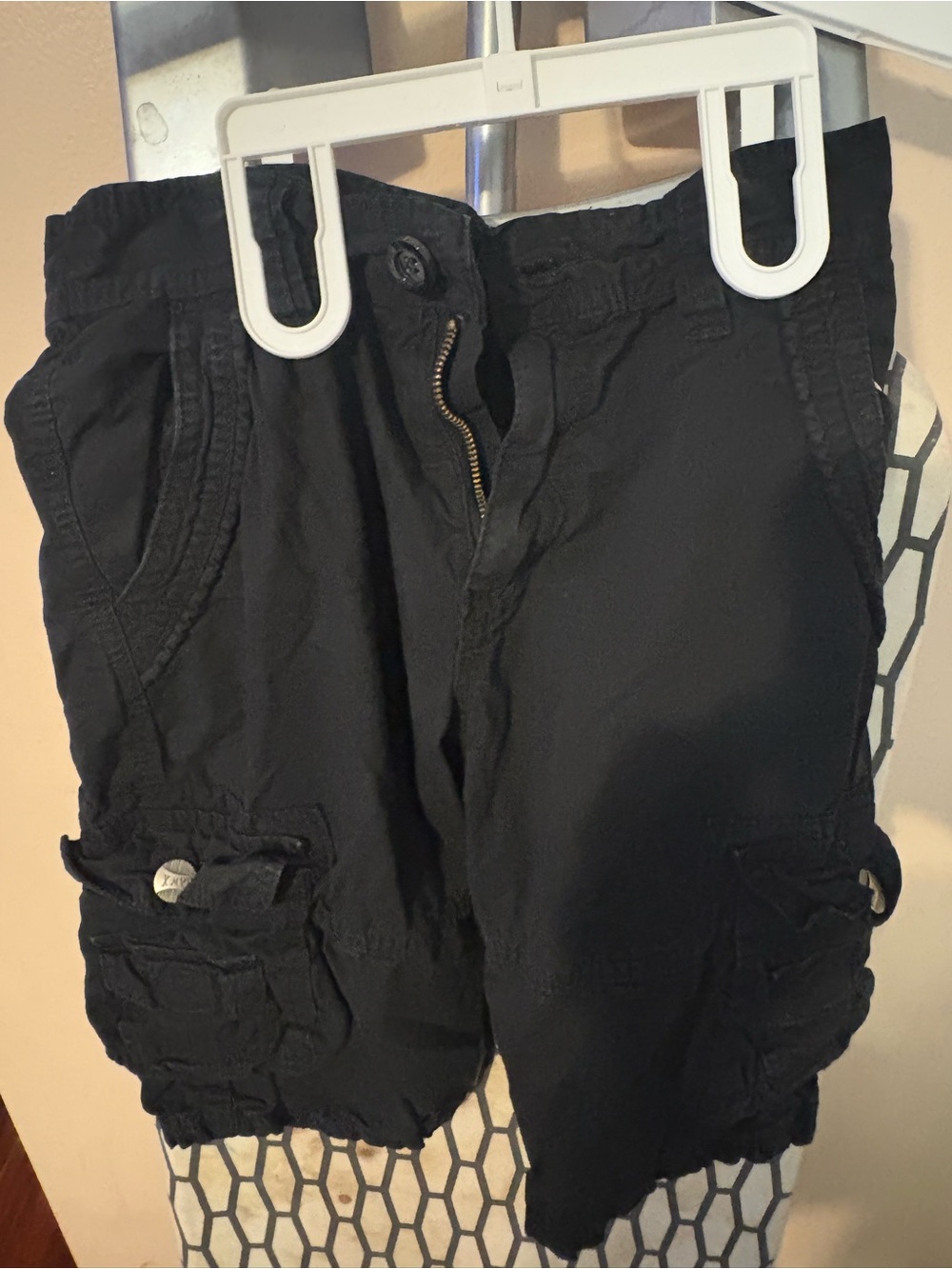 Lot of 2 South Pole/Raw X, Black/Red Cargo Shorts